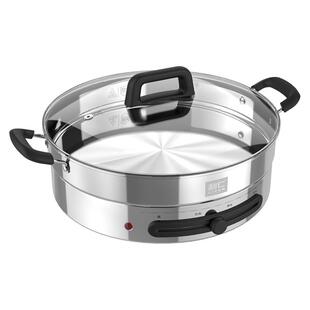 利仁电煎锅不锈钢电饼铛家用新款加深加大多功能烙饼锅官方旗舰店