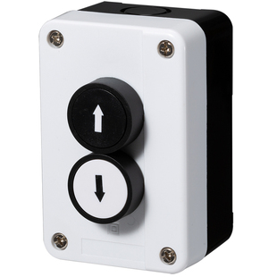 带箭头符号指示启动停止自复 防水按钮盒开关急停工业手持控制盒