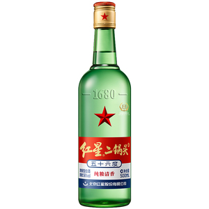 产地北京 北京红星二锅头56度500ml*6清香型酒水优级纯粮食酒白酒