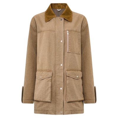 lostinecho多口袋翻领工装外套