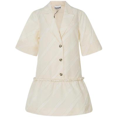 半袖单排扣休闲简约清新设计迷你