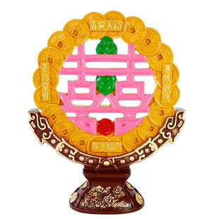 香港正品 李居明2026马年吉祥物工艺品 喜从天降 摆件