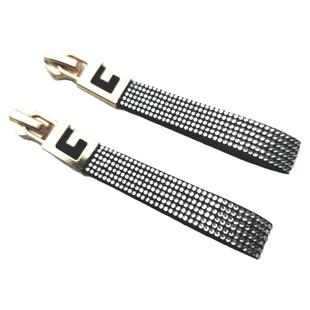 2024新款创意钻石拉头皮带镶钻高端服饰鞋靴箱包尼龙金属拉链配件