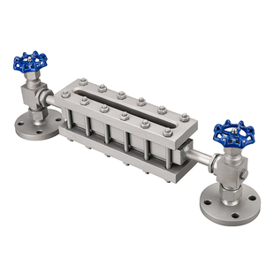 玻璃板式液位计平板水位计高温高压锅炉平板水位计透光式/反射式