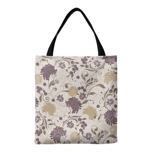 威廉纵向经典拉链单肩包环保购物袋帆布包书包手提袋通勤托特包