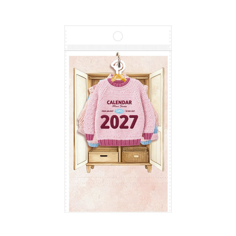 2027创意可爱迷你小台历桌面摆件