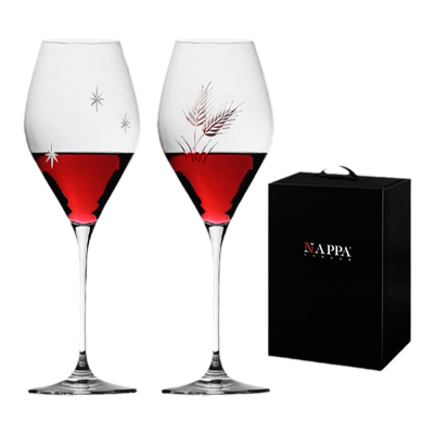 NAPPA红酒杯手工雕花一体成型