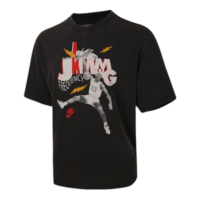 NIKE耐克AJ短袖男夏新款JORDAN图案印花休闲运动棉T恤HJ2930-010