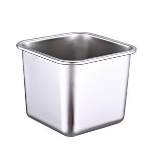 304不锈钢盆方形盆调料盆烘焙家用厨房商用食品级加厚带盖特大号