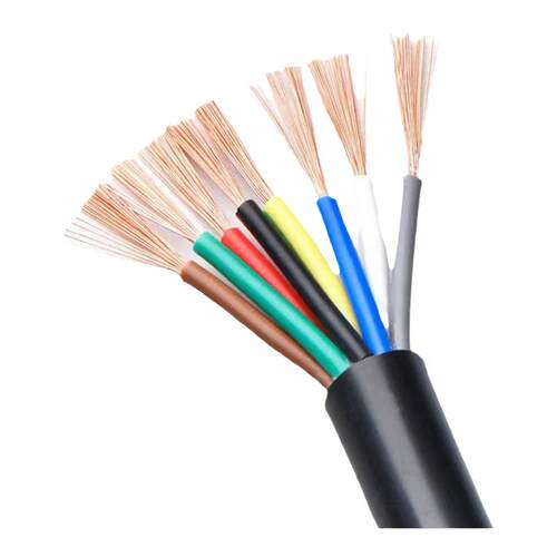 国标纯铜RVV6 7 8 10 12 16 20芯0.3 0.5 0.75 1平方软护套电缆