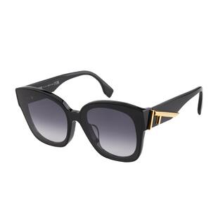 【自营】Fendi芬迪墨镜女李沁同款时尚F金标logo太阳眼镜FE40098F