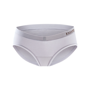 【新品】嫚熙超皮孕妇内裤孕早中晚期高腰托腹无缝桑蚕丝底裆短裤