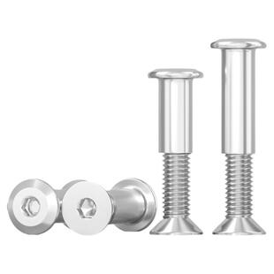 304不锈钢沉头内六角子母铆钉对接对锁螺丝螺母夹板家具组合套装