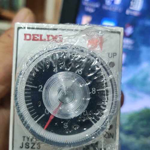 德力西JSZ3C-B时间继电器，AC220V，延时范围1s/