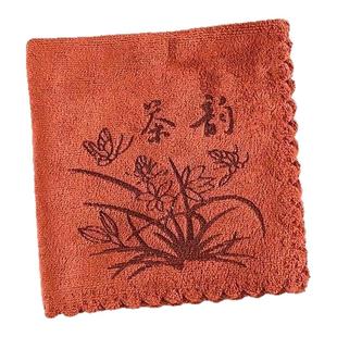 加厚茶布茶巾高档吸水功夫茶具毛巾茶几茶桌抹布垫禅意道茶台配件