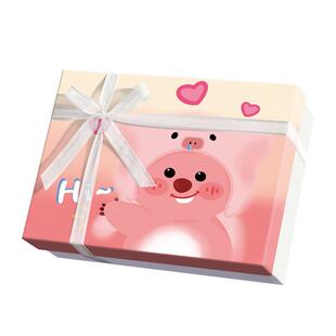 礼盒loopy小海狸礼物盒礼品盒包装盒空盒高级围巾相册生日礼物盒