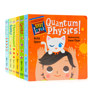 萌萌的科学Baby Loves Science系列探索6册纸板书 英文原版 宝宝爱科学绘本 3-6岁低幼科普百科启蒙 儿童启蒙英语亲子读物 送音频