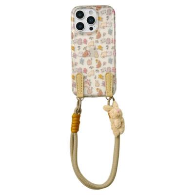 iphone系列可爱碎花兔子手机壳