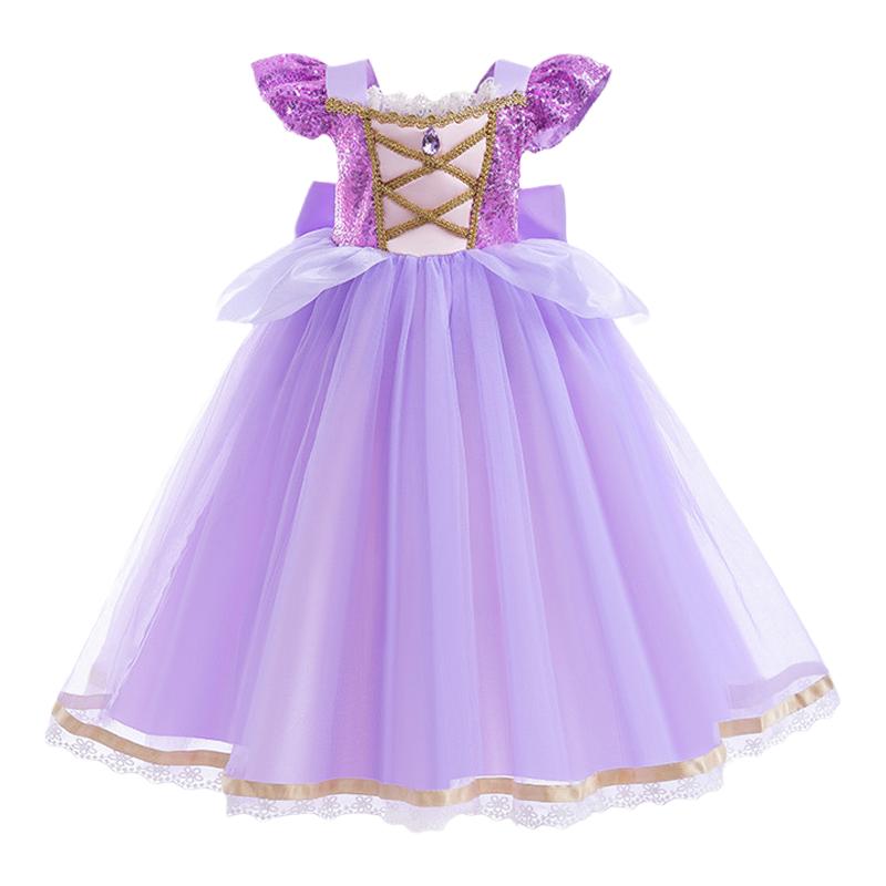 长款正版灰姑娘女童生日礼服