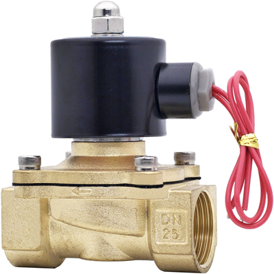 常闭电磁阀水阀220V24V12V电子阀2分4分6分1寸控制阀2W气阀开关阀