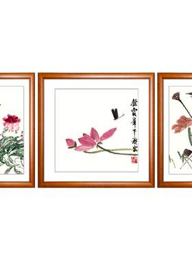 齐白石沙发背景墙中式风装饰画