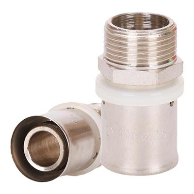 卡压直接地热管内丝接头铝塑外接