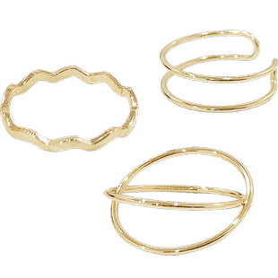 叠戴戒指小众设计高级感轻奢时尚个性食指指环ins冷淡风简约装饰