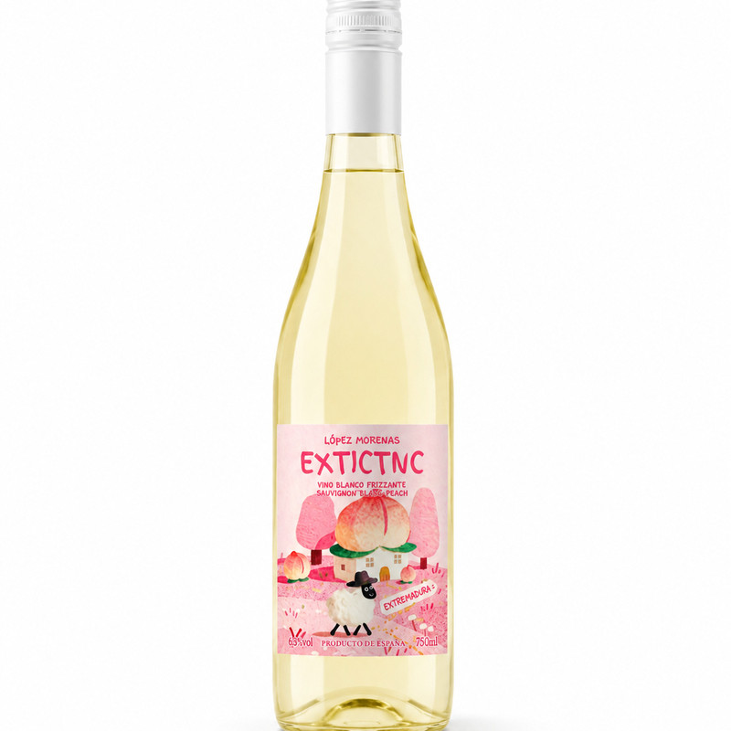 吉至白桃起泡酒6.5度西班牙进口