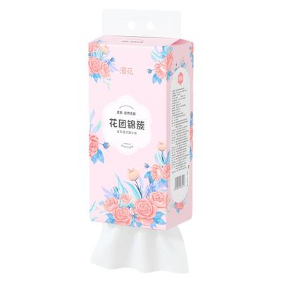 漫花悬挂式抽纸家用10提实惠装整箱装纸巾厕纸面巾纸卫生纸囤货装