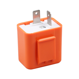 DC12V摩托车电动车转向灯转弯灯信号灯LED可调两脚闪光器继电器