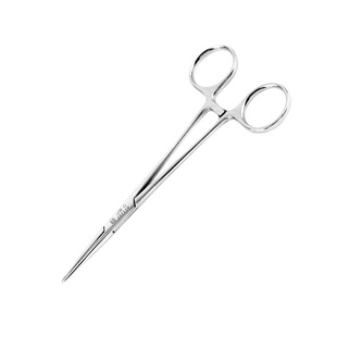 上海金钟手术器械不锈钢止血弯钳宠物钓鱼取钩钳子小号兽用20弯头