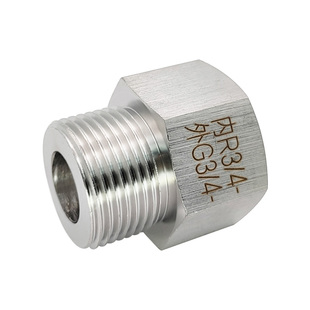 内丝Rc PT ZG3/4转外丝BSP G3/4不锈钢螺纹转换接头  变径加厚
