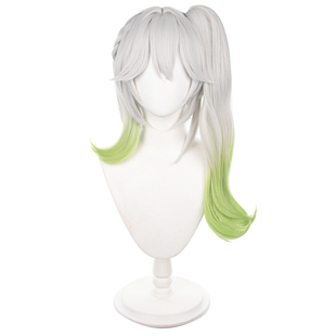【丸漫社】原神 草神 纳西妲 cos 假发 染色一体渐变款 精灵耳朵