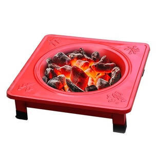 冬天烤火盆火盆烧烤炭火盆木炭室内家用农村老式取暖炉铁盆篝火盆