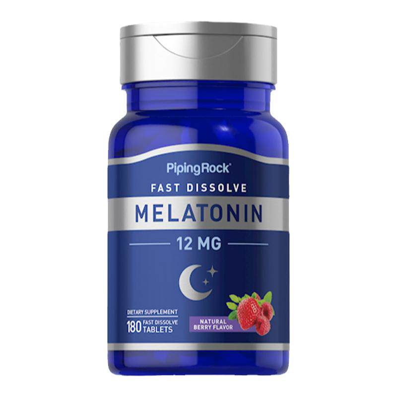 12mg褪黑素安瓶软糖sleepwell 退黑素睡眠片腿黑素睡眠糖褪黑色素