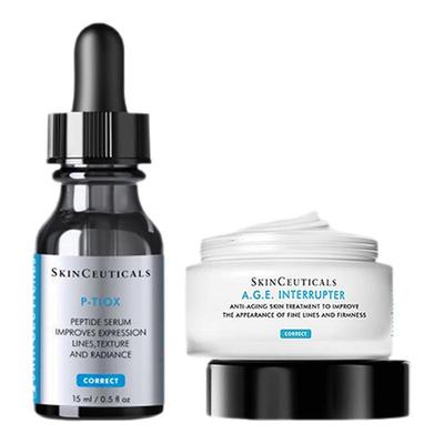 【自营】修丽可多肽抗皱精华15ml+AGE面霜15ml旅行装紧致淡纹修护