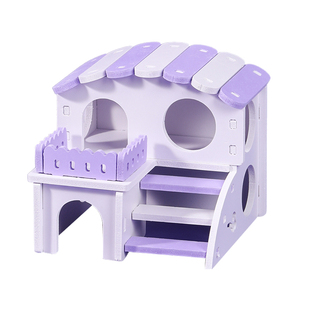 仓鼠睡窝躲避小屋四季通用金丝熊小睡房吊床玩具屋造景专用品大全