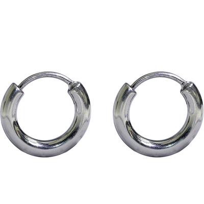 进口纯钛金titanium嘻哈耳环男单