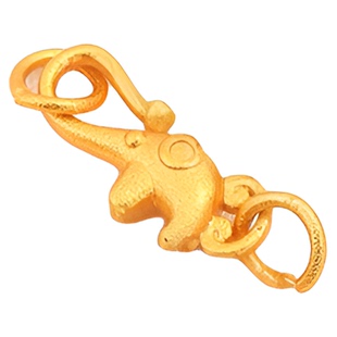 铜镀古法沙金手串连接扣diy编绳收尾扣头链接扣高端手链串珠配件