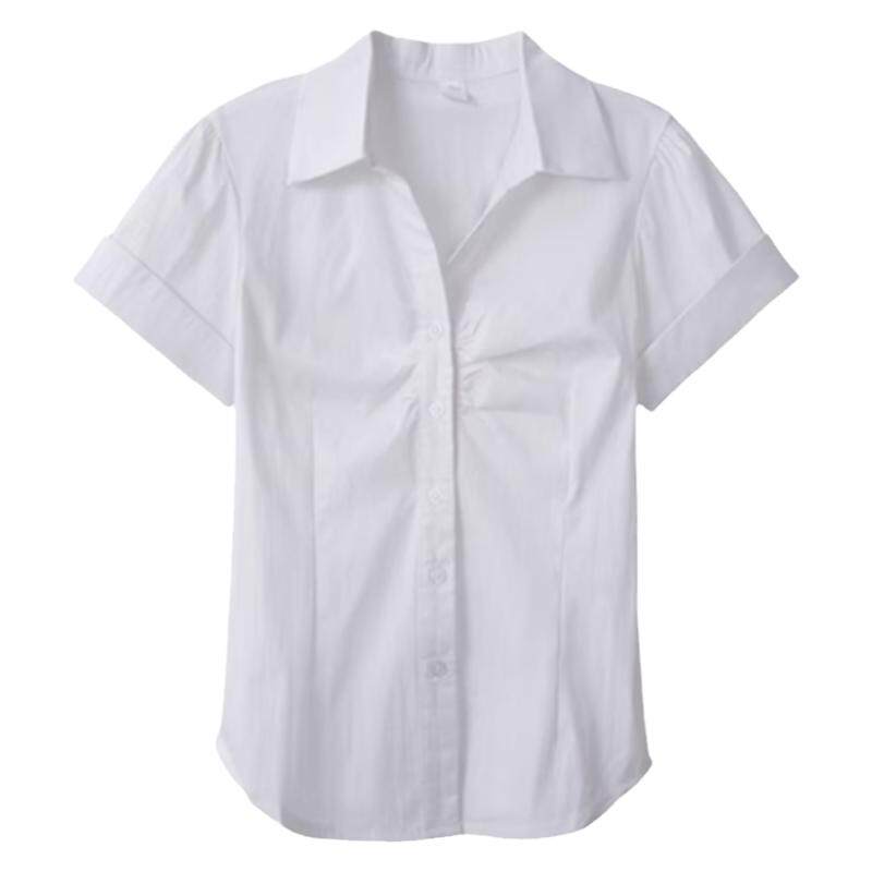 短袖气质职业工作服衬衫制服套装