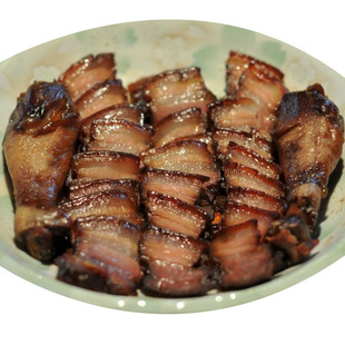 酱油肉温州安昌古镇农家腌腊肉晾晒五花肉风干安昌绍兴特产酱肉