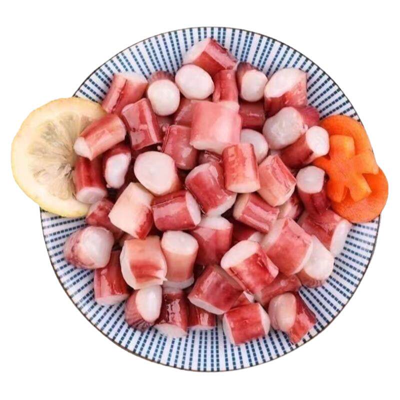 章鱼粒商用新鲜速冻章鱼足鱿鱼粒章鱼小丸子食材章鱼须鱿鱼须无冰