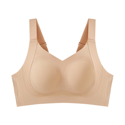 GEM透气亲肤隐形大码无痕文胸女