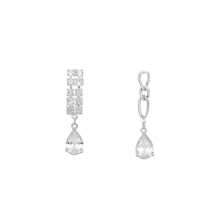 aviho 天使之泪 微镶锆石水滴耳环气质 冷淡风简约小众耳饰