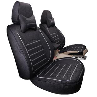 新款汽车座套福特福克斯福睿斯嘉年华专用亚麻布艺全包四季通用