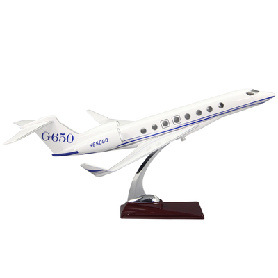 湾流650公务机模型镂空工艺