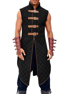 R 72456 Vintage rivet men's cotton vest 复古铆钉男士棉背心