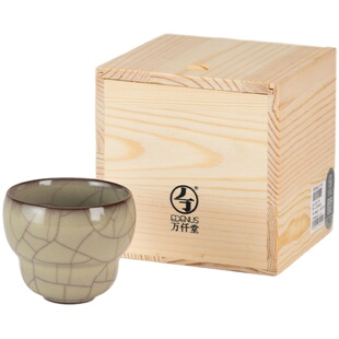 万仟堂官窑茶杯高端主人杯单杯功夫小茶杯个人专用高档五大名窑