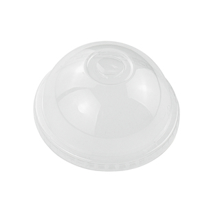 PET冷饮杯盖98口径皇茶半圆盖 半球盖高盖半开盖奶泡盖平盖