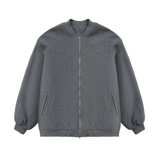 嘿马七作日系复古秋冬款高级感华夫格外套男士休闲夹克上衣潮牌s